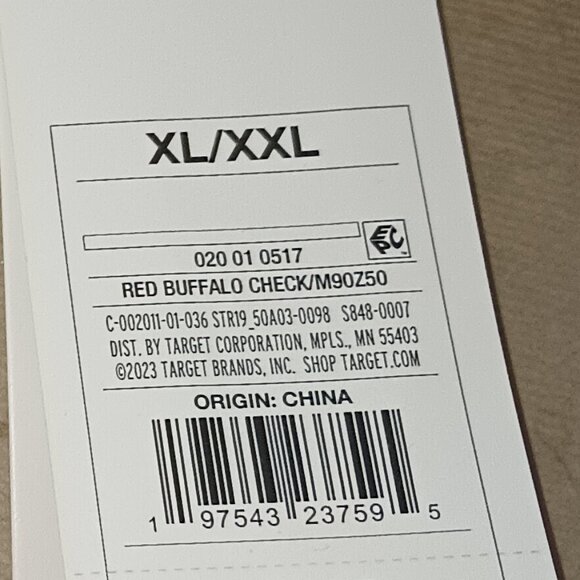 NEW Stars Above™ Women's Red Buffalo Check Flannel Robe - Picture 9 of 9